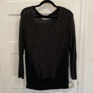RD Style Black Woven Sweater